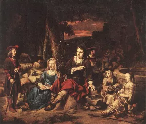 Portrait of a Family by Gerbrand Van Den Eeckhout Oil Painting