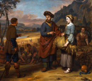 Rurh And Boaz by Gerbrand Van Den Eeckhout Oil Painting