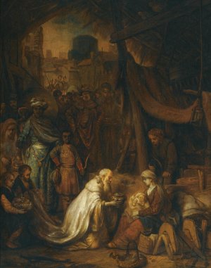 The Adoration Of The Magi by Gerbrand Van Den Eeckhout Oil Painting
