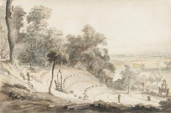 The Amphitheatre on the Springenberg in Cleves  by Gerbrand Van Den Eeckhout - Hand-Painted Oil Painting Reproduction