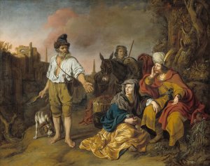 The Levite at Gibeah by Gerbrand Van Den Eeckhout Oil Painting
