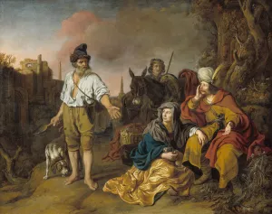 The Levite at Gibeah by Gerbrand Van Den Eeckhout Oil Painting
