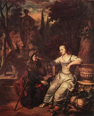 Vertumnus and Pomona by Gerbrand Van Den Eeckhout - Oil Painting Reproduction