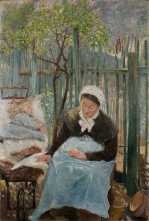 Paris in the Spring by Gerda Roosval-Kallstenius Oil Painting
