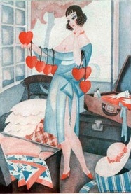 Chouquette Revient de Villeriature Bright by Gerda Wegener - Hand-Painted Oil Painting Reproduction