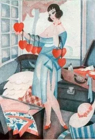 Chouquette Revient de Villeriature Bright painting by Gerda Wegener