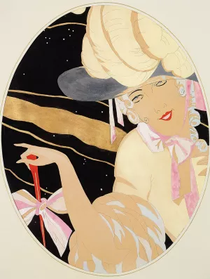 Femme elegante by Gerda Wegener Oil Painting