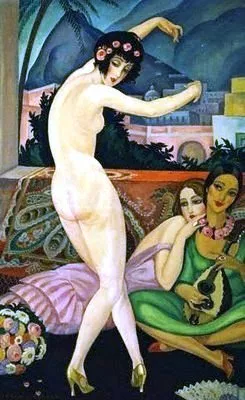 La Danseuse by Gerda Wegener Oil Painting