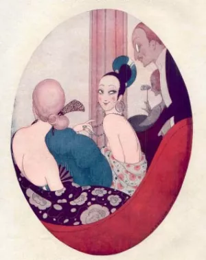 La Letterature a la Mode le Voila painting by Gerda Wegener