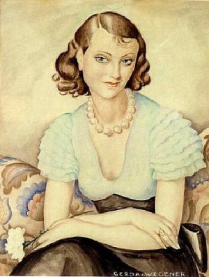 La Sophistiquette by Gerda Wegener Oil Painting