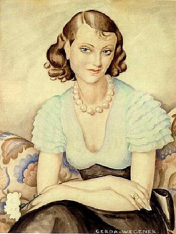 Main Product Photo of La Sophistiquette  Painting by Gerda Wegener