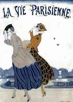 La Vie Parisienne Cover by Gerda Wegener Oil Painting