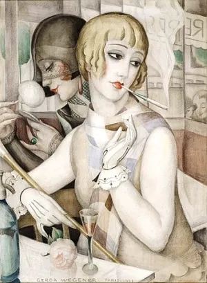 L'Aperitif by Gerda Wegener - Oil Painting Reproduction