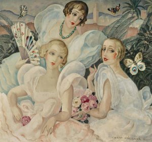 Les femmes fatales by Gerda Wegener Oil Painting