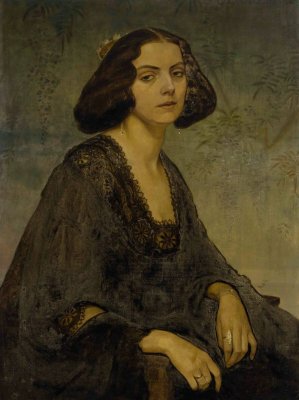 Portrait of Ellen von Kohl by Gerda Wegener Oil Painting