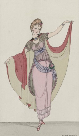 Robe a danser by Gerda Wegener Oil Painting