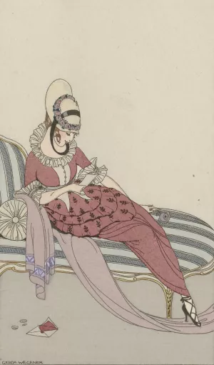 Robe de gabardin by Gerda Wegener Oil Painting