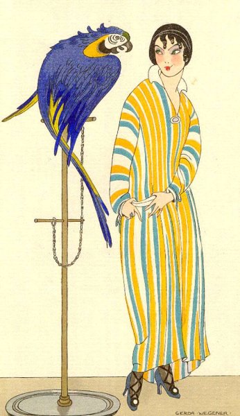 Main Product Photo of Saut de Lit Painting by Gerda Wegener