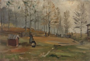 Autumn by Gerhard Munthe Oil Painting