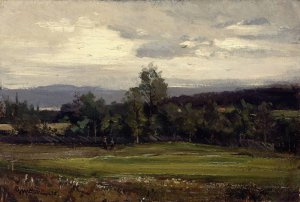 Fields at Hedmark in Summer by Gerhard Munthe Oil Painting