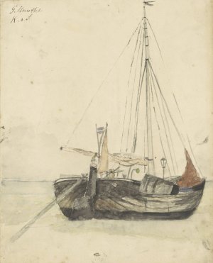 Visserspink te Katwijk by Gerhard Munthe Oil Painting