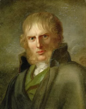 Portrait of Friedrich by Gerhard Von Kugelgen Oil Painting