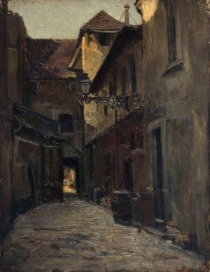 Le passage des Patriarches by Germain Eugene Bonneton Oil Painting