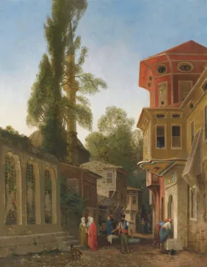 Quartier De Constantinople by Germain Fabius Brest Oil Painting