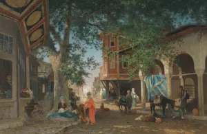 Quartier De Constantinople by Germain Fabius Brest Oil Painting