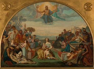 La Religion, Les Beatitudes by German Auguste Von Bohn Oil Painting