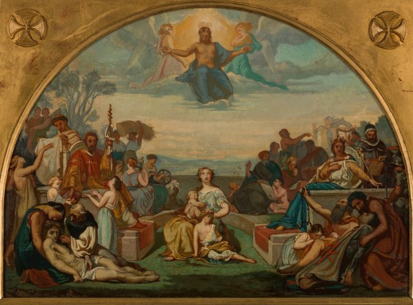 Main Product Photo of La Religion, Les Beatitudes  Painting by German Auguste Von Bohn