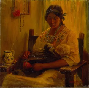 Woman from Tehuantepec by German Gedovius Oil Painting