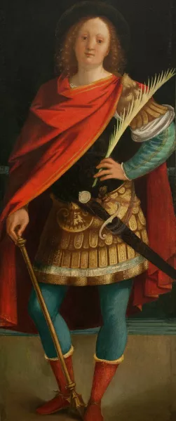 Saint Gervase by Gerolamo Giovenone Oil Painting