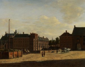 Plaats with The Binnenhof and The Gevangenport The Hague