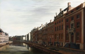 De Gouden Bocht in de Herengracht in Amsterdam vanuit het westen by Gerrit Berckheyde Oil Painting