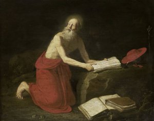 St Jerome by Gerrit De Haen Oil Painting