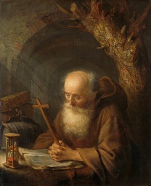 A Hermit by Gerrit Dou Oil Painting