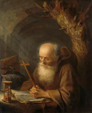 A Hermit by Gerrit Dou Oil Painting