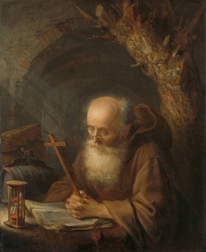 A Hermit by Gerrit Dou Oil Painting