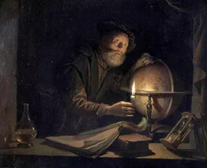 Astronomer Oil painting by Gerrit Dou