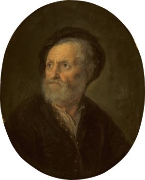 Bust of a Bearded Man by Gerrit Dou Oil Painting
