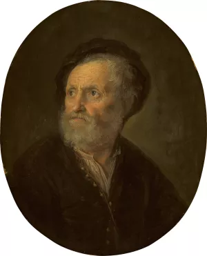 Bust of a Bearded Man by Gerrit Dou Oil Painting