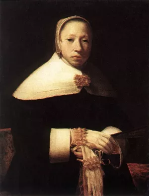 Portrait of a Woman by Gerrit Dou - Oil Painting Reproduction