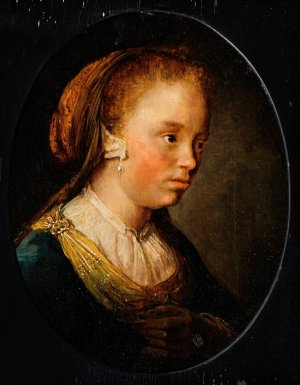 Portrait of a young girl by Gerrit Dou Oil Painting