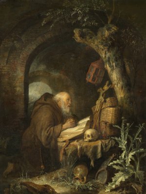 The Hermit by Gerrit Dou Oil Painting