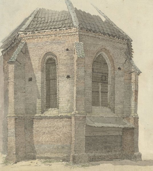 Main Product Photo of Oude kerk van Vaassen  Painting by Gerrit Hulseboom