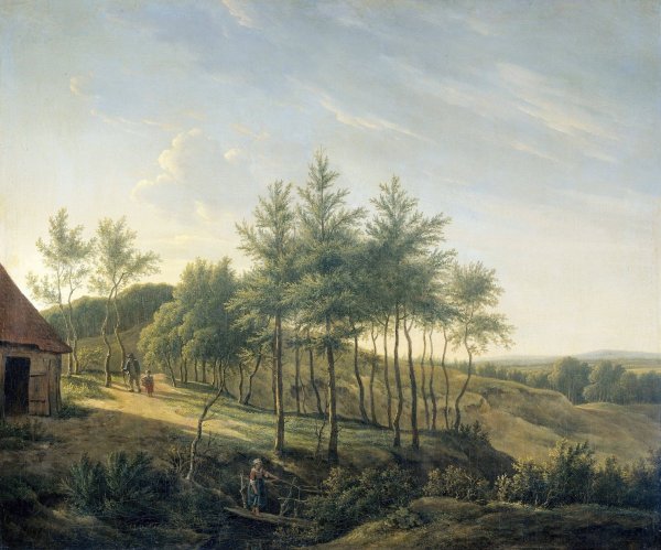 Main Product Photo of Hilly Landscape  Painting by Gerrit Jan Michaelis