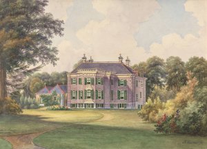 Boschbeek and Groenendaal; Bosbeek en Groenendaal nabig Heernstede, later view by Gerrit Jan Schouten Oil Painting