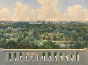 Boschbeek and Groenendaal; View towards Leidschevaart and Zantvoort by Gerrit Jan Schouten Oil Painting