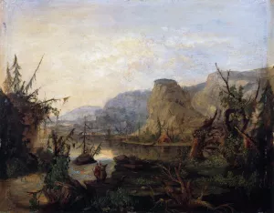 Carp River, Lake Superior Oil painting by Gerrit Van Honthorst